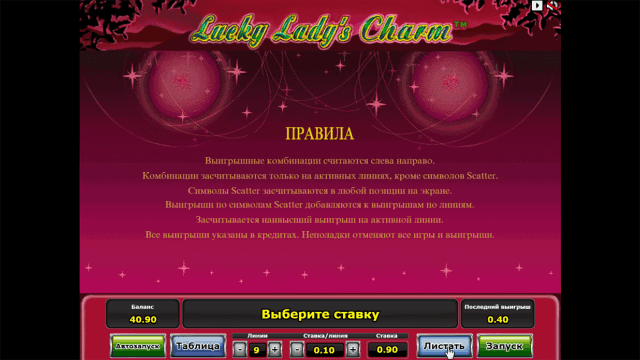 Lucky Lady’s Charm - скриншот 7