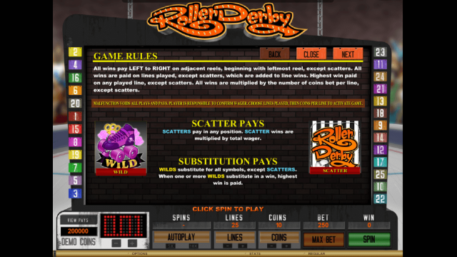 Roller Derby - скриншот 2
