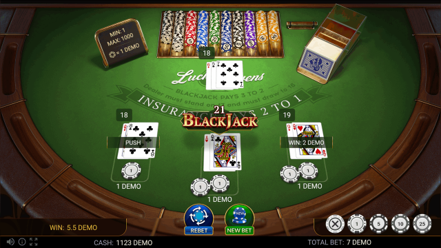 Blackjack Lucky Sevens - скриншот 9
