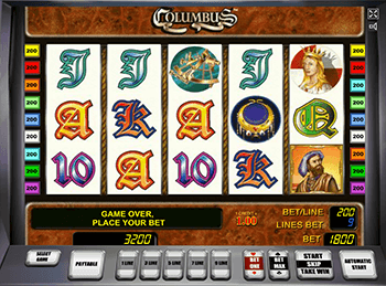 Columbus в казино Вулкан 24